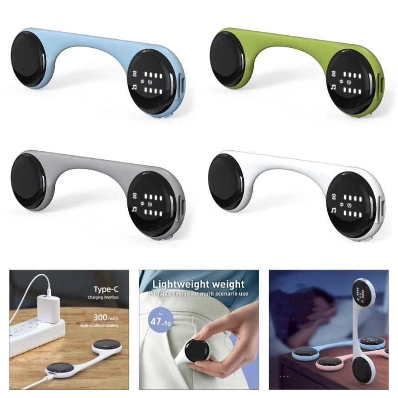 Haut-parleur somnifère avec des sons naturels minuterie Machine à bruit blanc sous le haut-parleur du haut-parleur