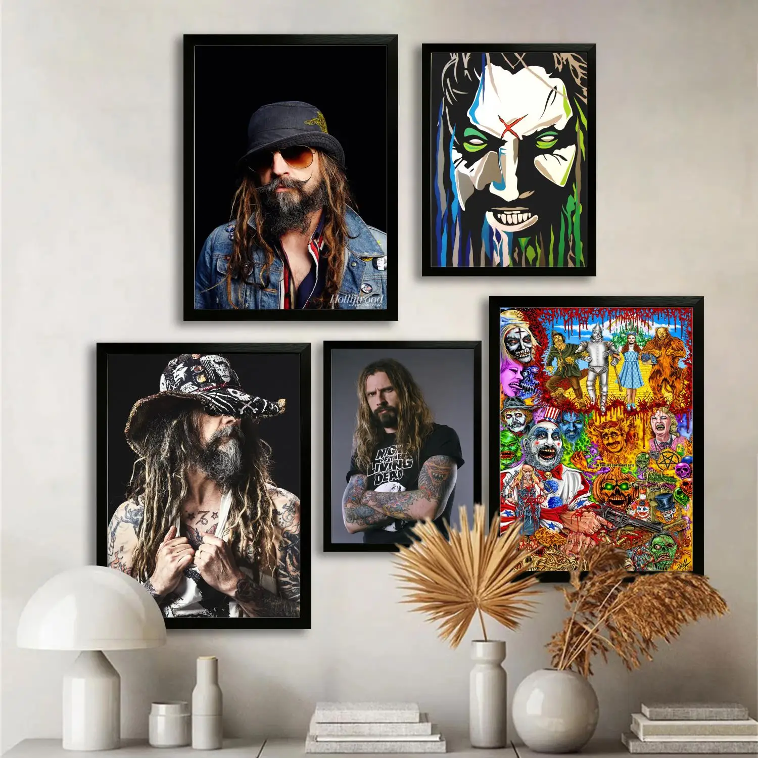 Rob Zombie Canvas Art Poster and Wall Art, Picture Print, Modern Family, Bedroom Decor, Posters,Decorative painting