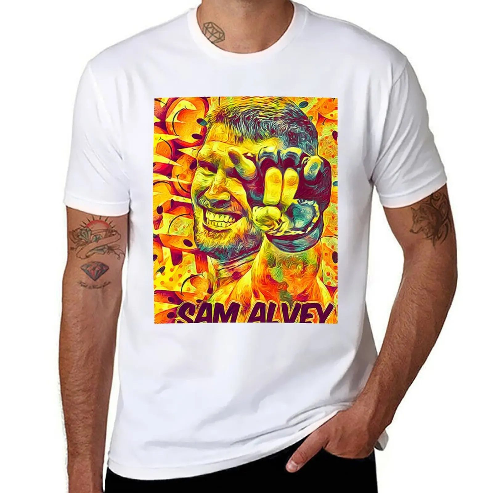 

Smile'n Sam Alvey T-Shirt funny t shirts man graphic t shirts for man T-Shirt