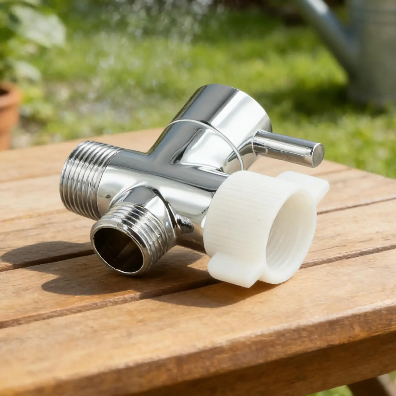 For Toilet For Bidet Bidet T Adapter 7 8 X 7 8 X 1 2 Water Flow Shut-off Compatible With Hoses Solid Brass Construction