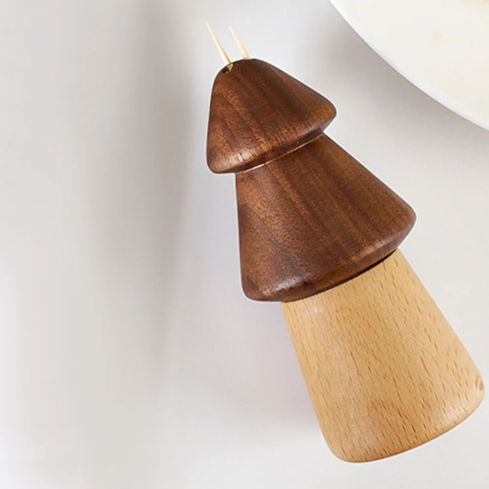 

Держатель для зубочисток из соснового дерева в форме дерева, коробка для зубочисток из цельного дерева, бытовой контейнер для хранения, декоративный практичный