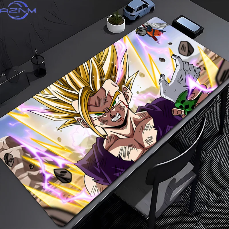 Gaming Mouse Pad Dragon Ball Accessories Office Gamer Keyboard Desk Mat Non-Slip Ground Mat Large PC Carpet Anime Game Mousepad