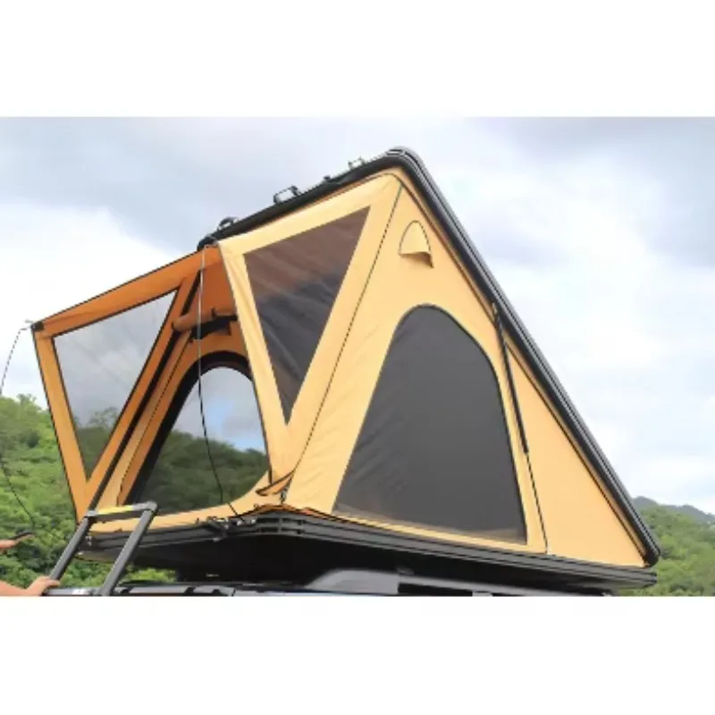 

【Popular】Aluminium Rooftop Tent Hard Shell 2-3 Persons Car Roof Tent Hard Shell