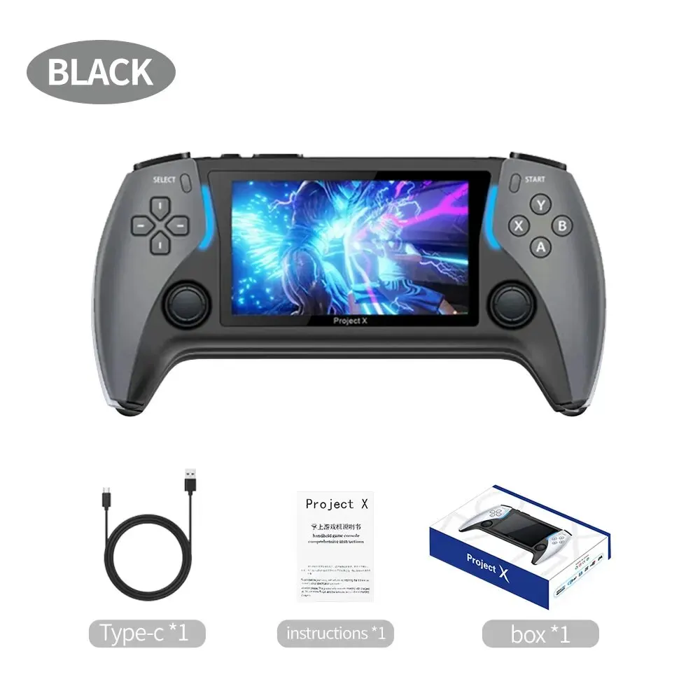 Coopreme New Project X 4,3 inch High-Definition Ips-scherm Handheld gameconsole Ondersteunt Ps1 Arcade Hd-uitgang voor dubbele joystick
