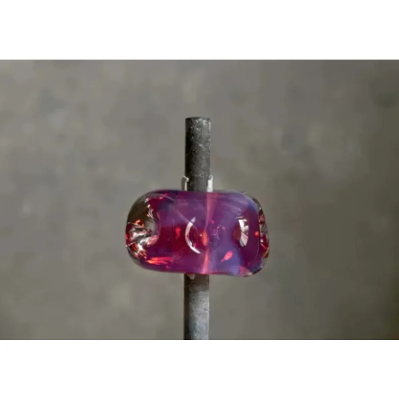 

EXP41 540 Rose Red Protein Bar Burned Glass Lamp Rod Color High Borosilicate Glazed Hard Material Spot