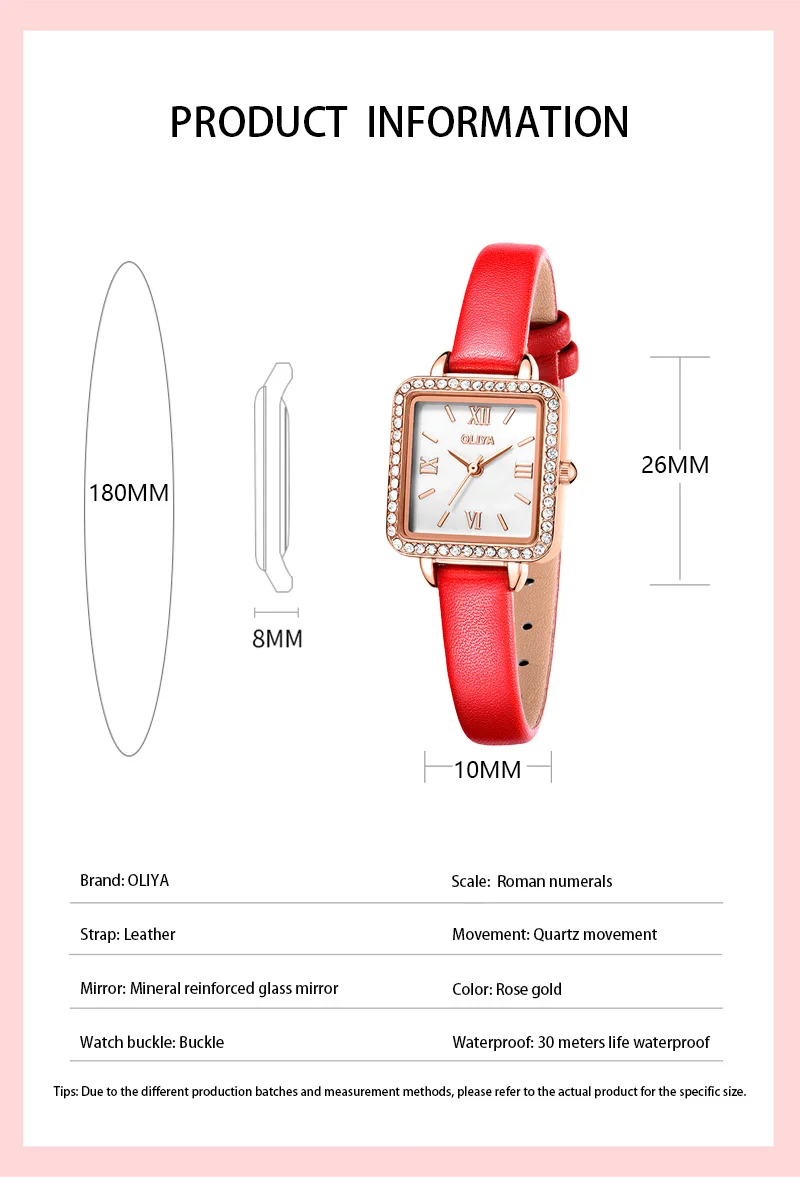Relojes Para Dama con esfera cuadrada, reloj de diamantes Para mujer, lujo, chica de la suerte, regreso a los antiguos