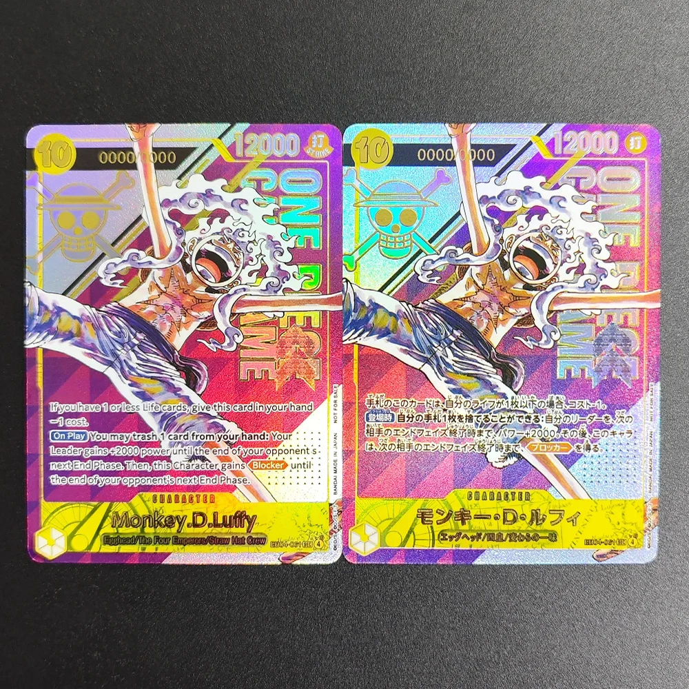 Proxy One Piece Serial Card EB02-006 Yamato Luffy EB04-061 serial championship prize card TCG Game Collection Card