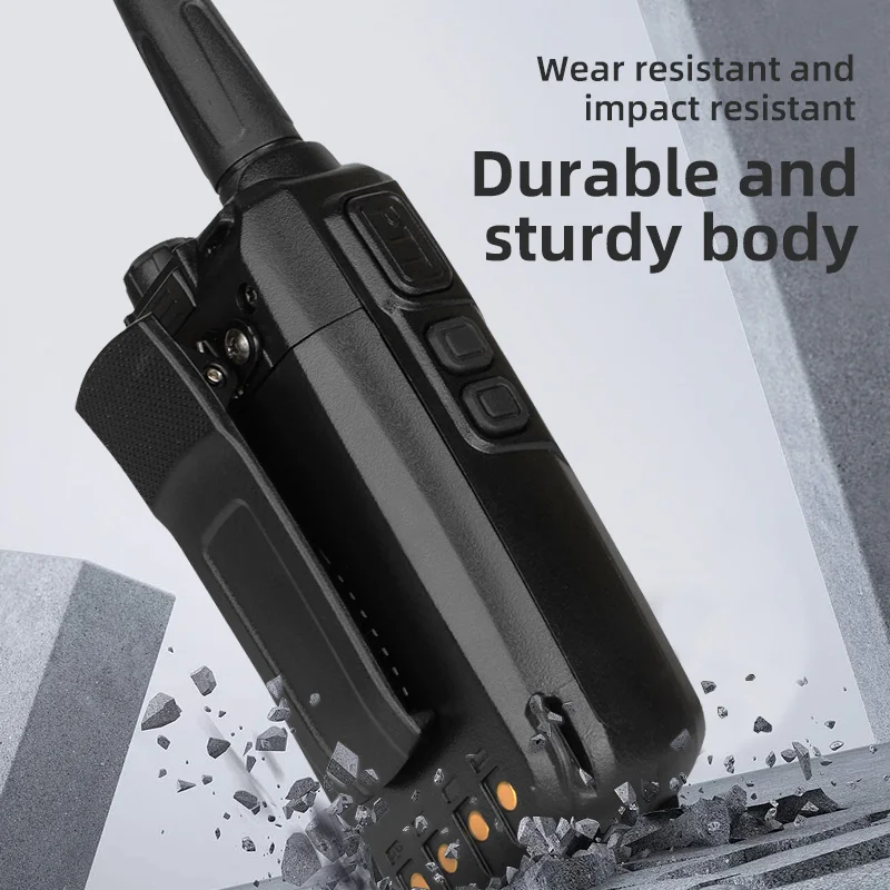 Wanhua-walkie-talkie de mano GTS-750 con frecuencia UHF de 400-470MHZ y comunicación de 10km, batería de litio de 2800mAh