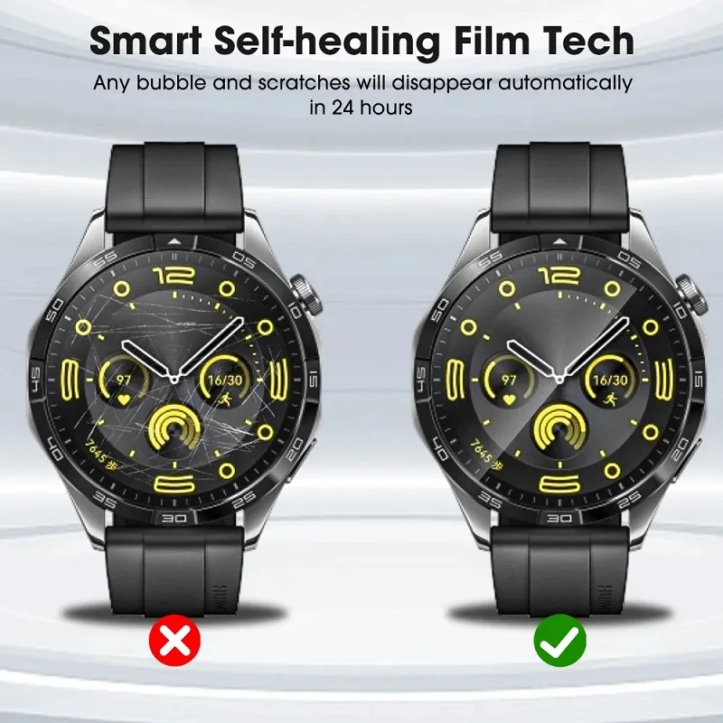 Protetor película compatível para Huawei Watch GT4 GT3 GT2 GT 4 46MM 41MM GT 3 SE GT 3 Pro GT 2 46MM 42MM película protetora de hidrogel