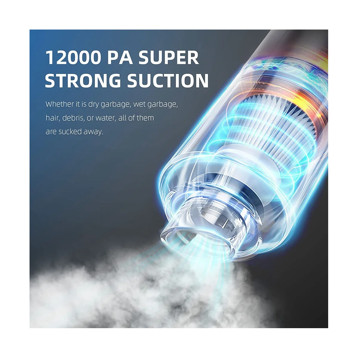 Aspirateur portable sans fil aste, déterminer le capteur d'insectes sous vide, l'équation de cafard d'insectes puants et d'araignée