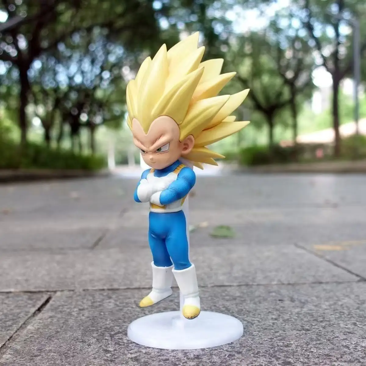 Q Versione Dragon Ball Ssj3 Vegeta Figura 21 cm/ 8.27 pollici Super Saiyan 3 Goku Action Figures Collezione Modello Giocattoli Regali