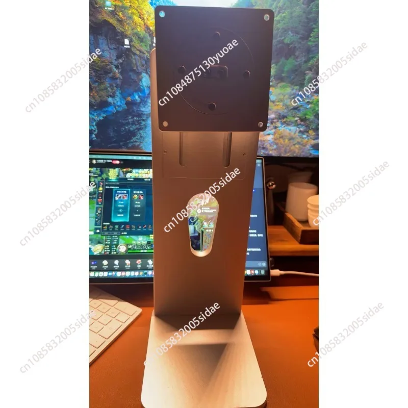 All Aluminum Alloy Monitor Arm VESA 100x100mm 5-8KG Height Adjustable 90° Rotation Vertical Screen Ergonomic Office Desk Mount