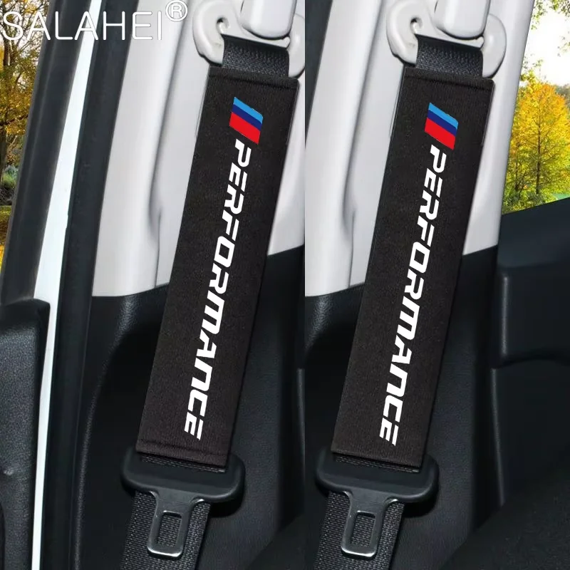 Auto-Kopfstützen-Nackenkissen und Sicherheitsgurt-Schulterpolster für BMW Performance, BMW M Power, M3, M5, X1, X3, X5, X6, X7 Zubehör