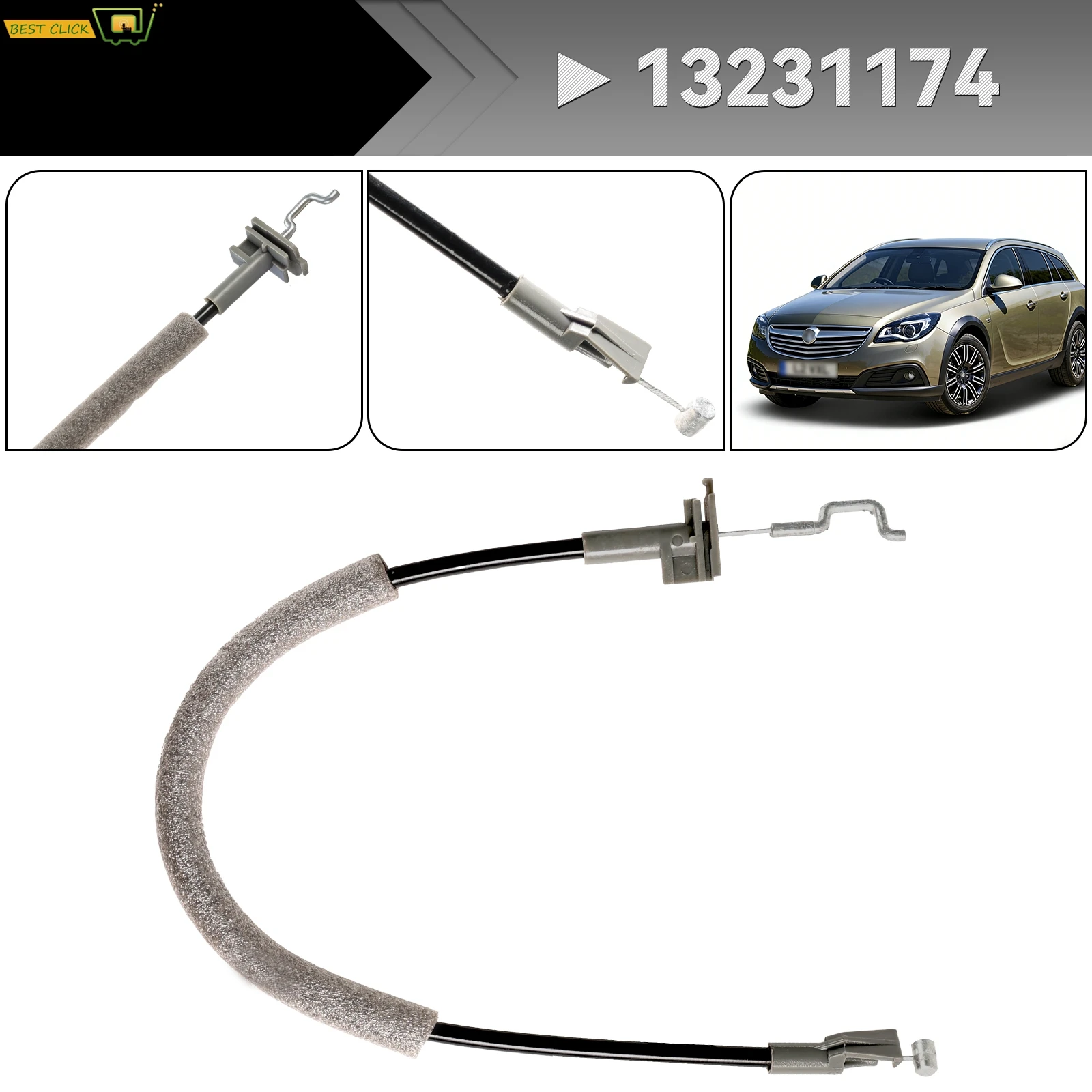 Front Door Lock Release Cable For Vauxhall Vectra C Signum 2002 2003 2004 2005 2006 2007 2008 13231174 Car Replace Accessories