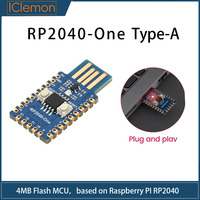 RP2040-One Type-A Mini Development Board python 4MB Flash  MCU Board  Based on Raspberry Pi RP2040 Microcontroller