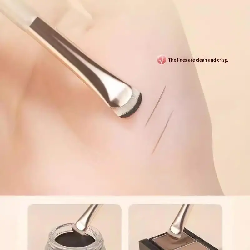 2/1pcs Curved Eyeliner Makeup Brushes Precision Soft Eyeshadow Brush Sharp Thin Small Eye Smudge Tools Cosmetic
