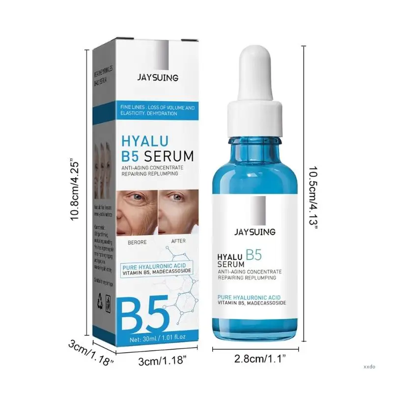 Jaysuing Anti Wrinkles Face Serums Hyaluronic Acid B5 Lift Firm Fine Lines Remover Lightening Dark Circle Skin Brighten Serums