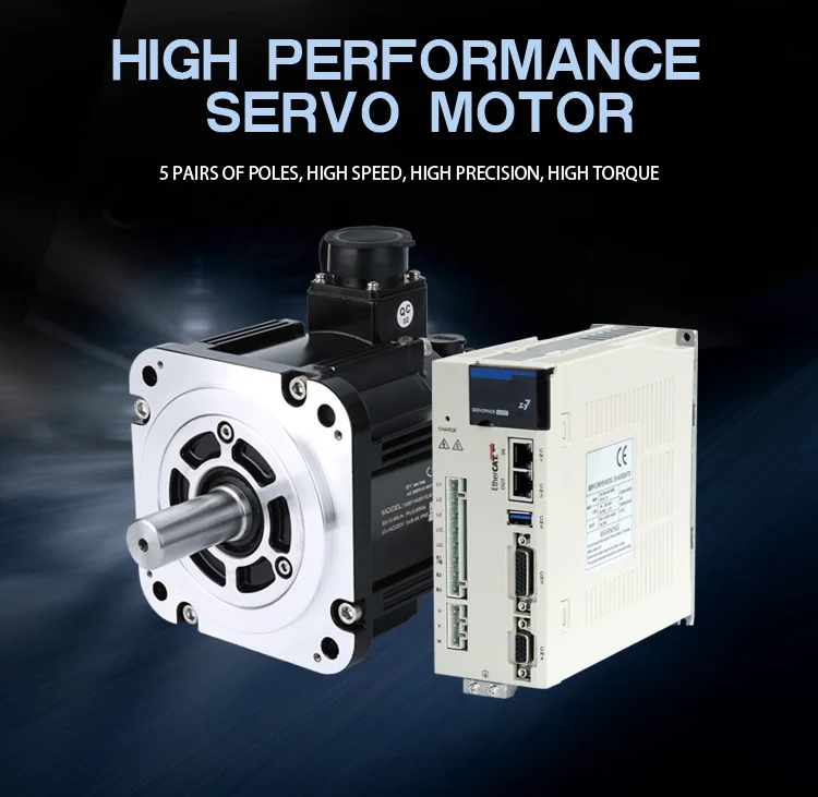 1.6KW AC Servo Motor & Driver | 15.2N.m High Torque System for CNC