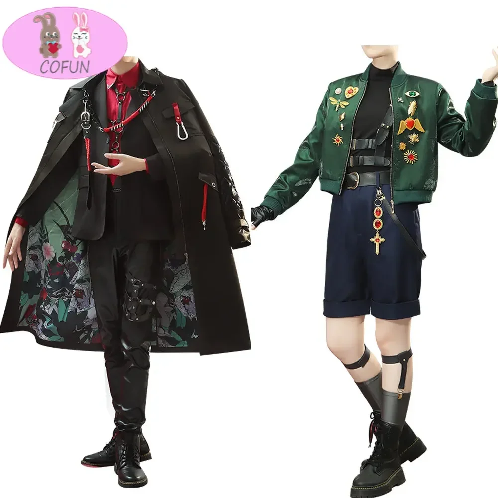 COFUN [Csutomized]Paradox Live AMPRULE Yeon Dongha/  Baek Chungsung Cosplay Costume Halloween Women Men Outfit Game Suit