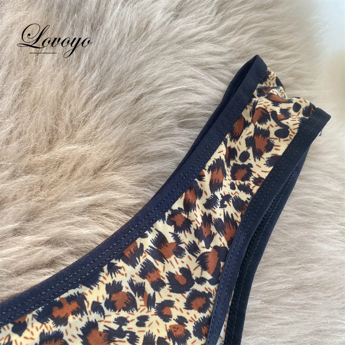 New Leopard Zebra Print Sexy Thong Panties for Women Seamless Ice Silk G-string Underwear Ladies Tangas Cotton Crotch