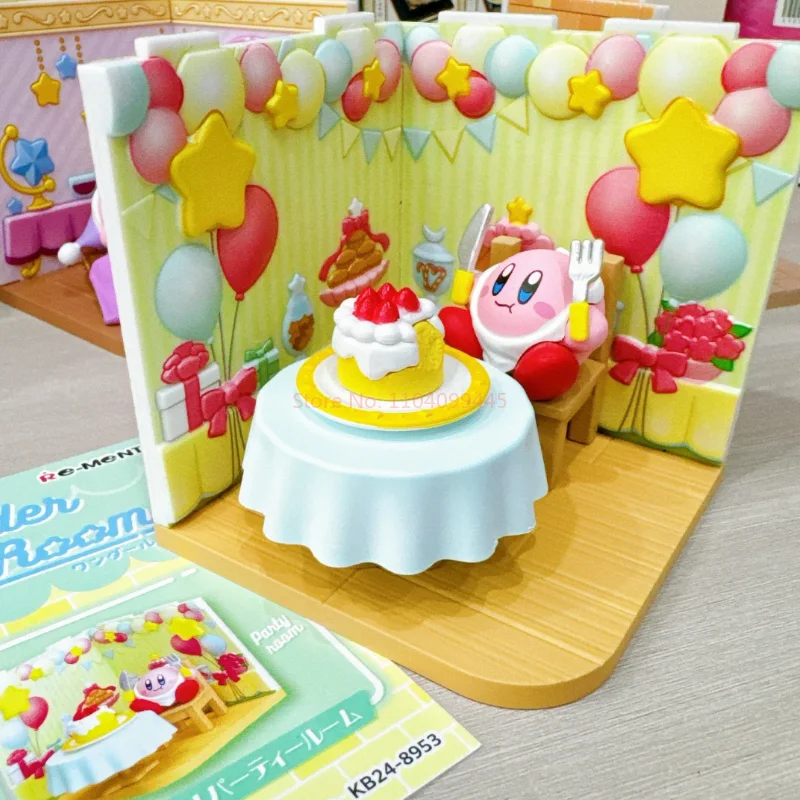 Genuine Re-Ment Star Kirby Wonder Room Collection Action Figure Anime Creative Kirby Toy Ornament Box Egg Hobbies Figurines Toys