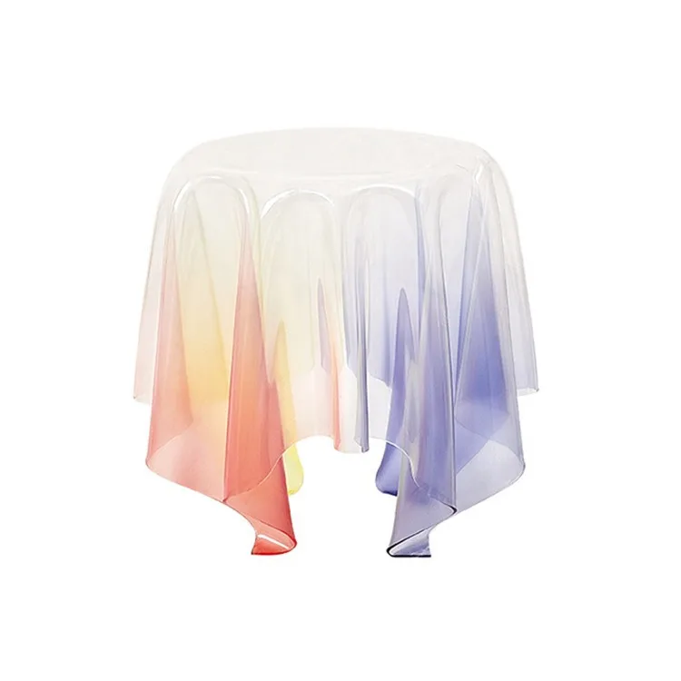 Coffe Nordic acrylic small creative transparent small round table design side table