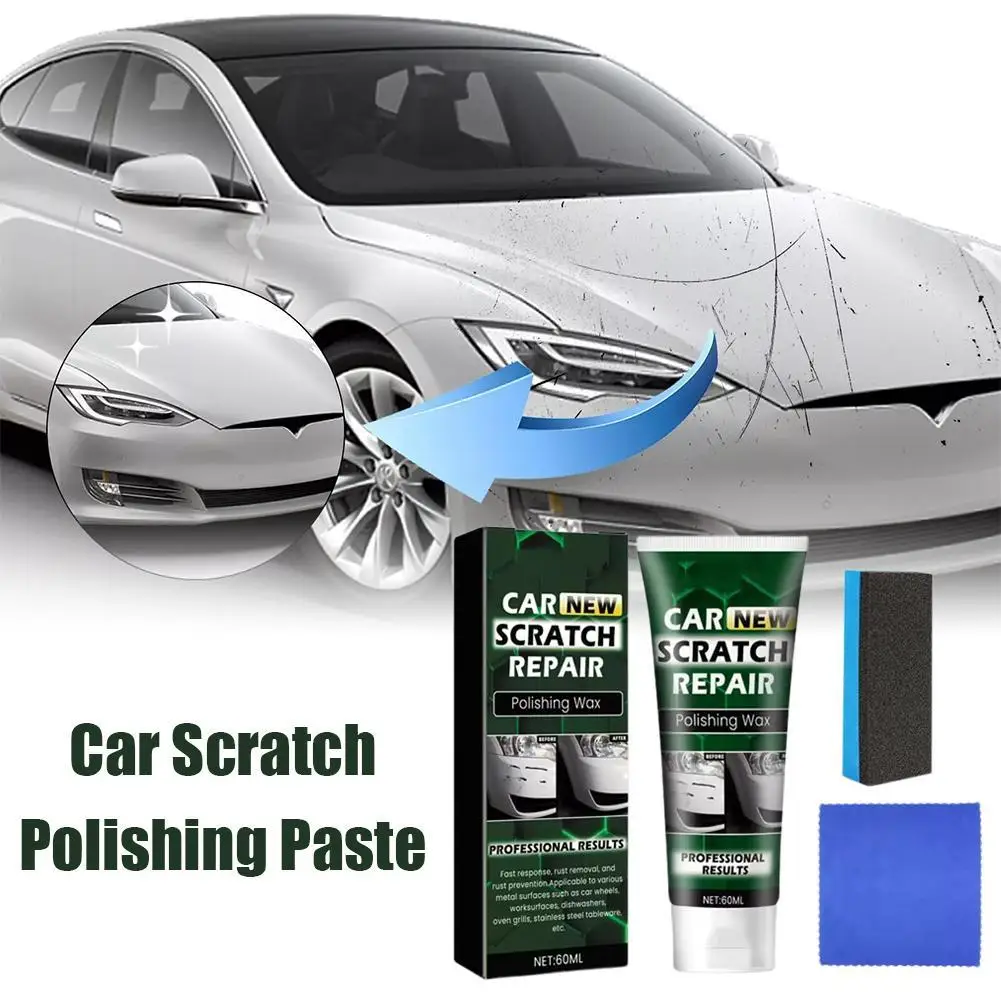 100ml Car Scratch Polishing Cream Set Car Scratch Remover Auto Paste Polishing Scratch Eraser Polishing Cream For Auto Paint