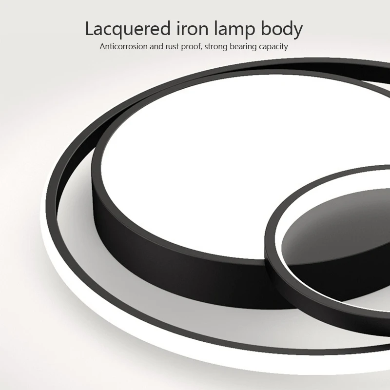 الشمال حجم كبير LED ضوء السقف غرفة المعيشة غرفة نوم المطبخ الحمام غرفة الطعام المنزل إضاءة ديكوريّة يعتم ضوء السقف