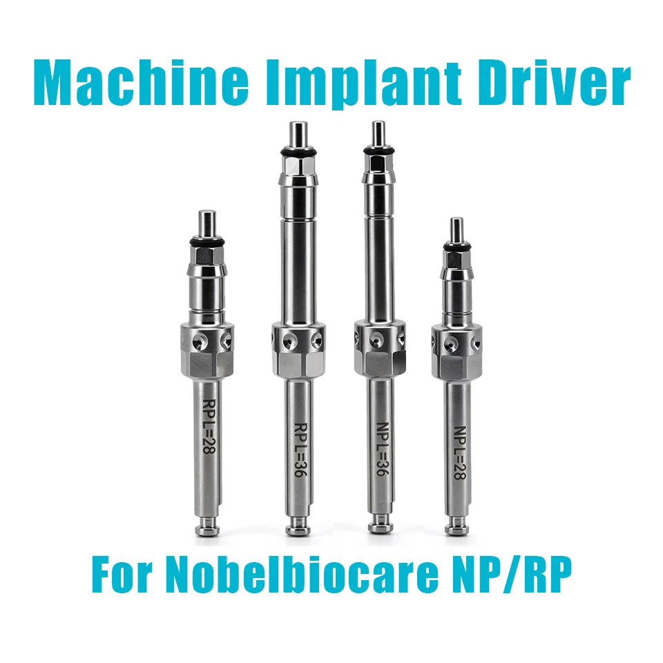 1Pc Dental Implant Machine Driver Compatible with Nobel NP RP L28 L36 Latch Type Insertion Tool Clinic Surgical Materials Tools