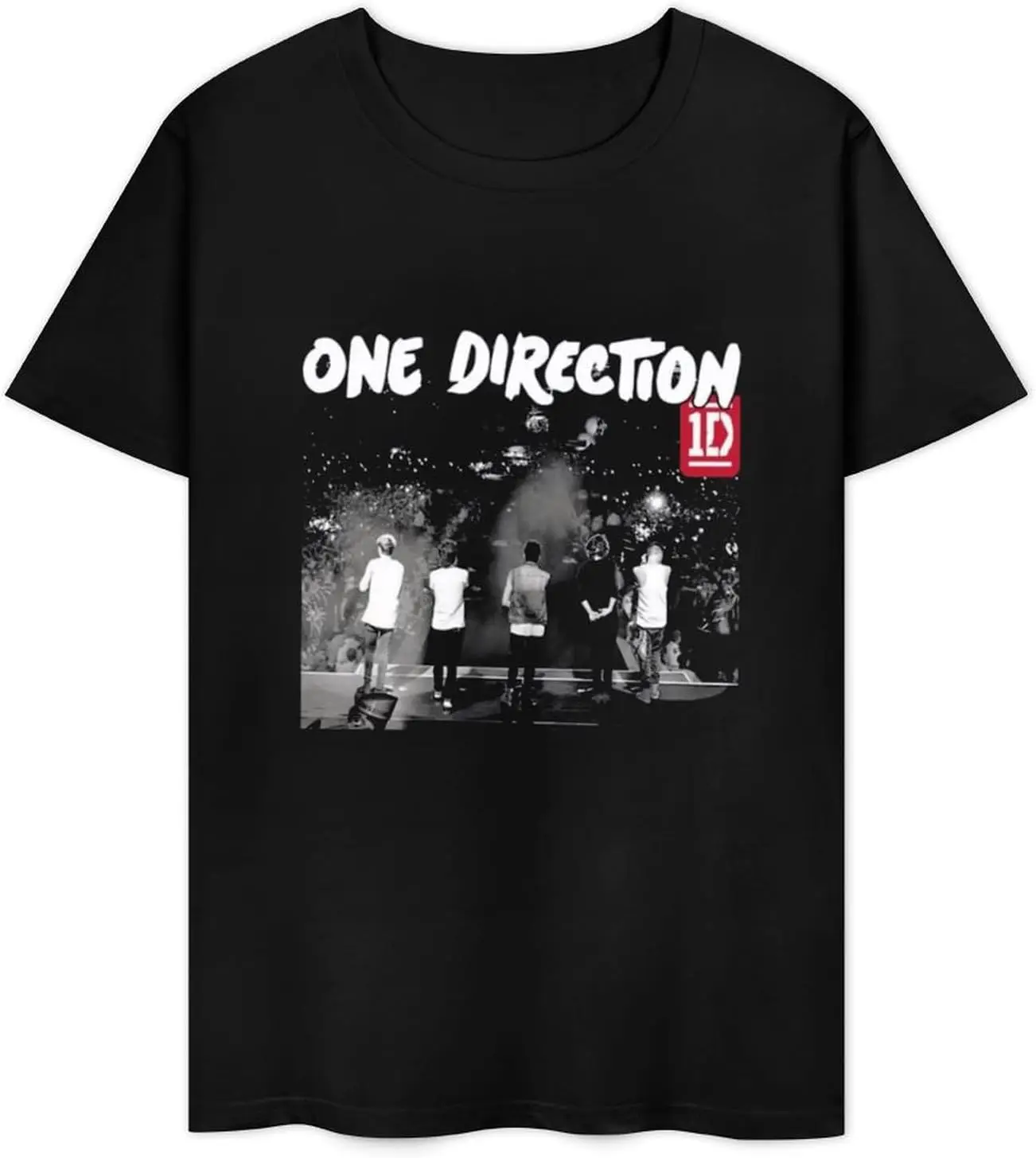 One Music Direction Band T Shirt Men's Casual Crew Neck Tee Daily Short Sleeve T Shirt