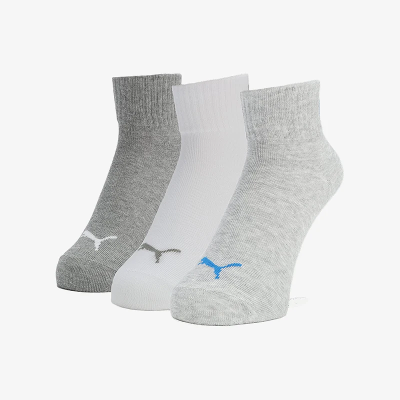 

Puma genuine spring men's and women's breathable and wear-resistant short tube sports socks three pairs set 907138-06