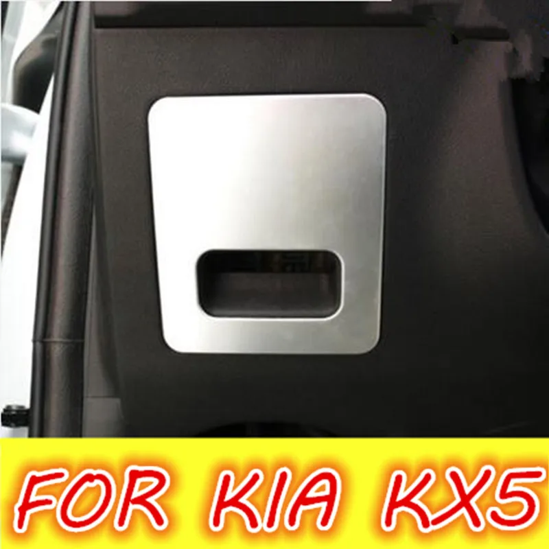 

Car Stainless Steel Main Glove Box Handle Cover Glovebox Protection Trim Sticker For Kia Sportage Kx5 2016-2021 Accessories
