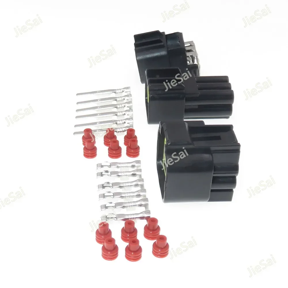 6 Pin FW-C-6M-B FW-C-6F-B Car Waterproof  Window Lifter Wire Connector High-voltage Ignition Coil Plug For Ford Mondeo