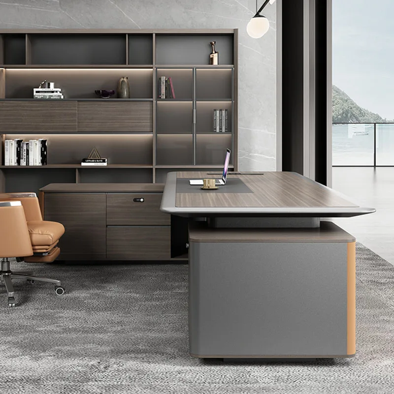 Conference Gadgets Desk Table Japanese Office Organization Standing Desk Corner Meeting Mesa Para Compuatador Modern Furniture image 3