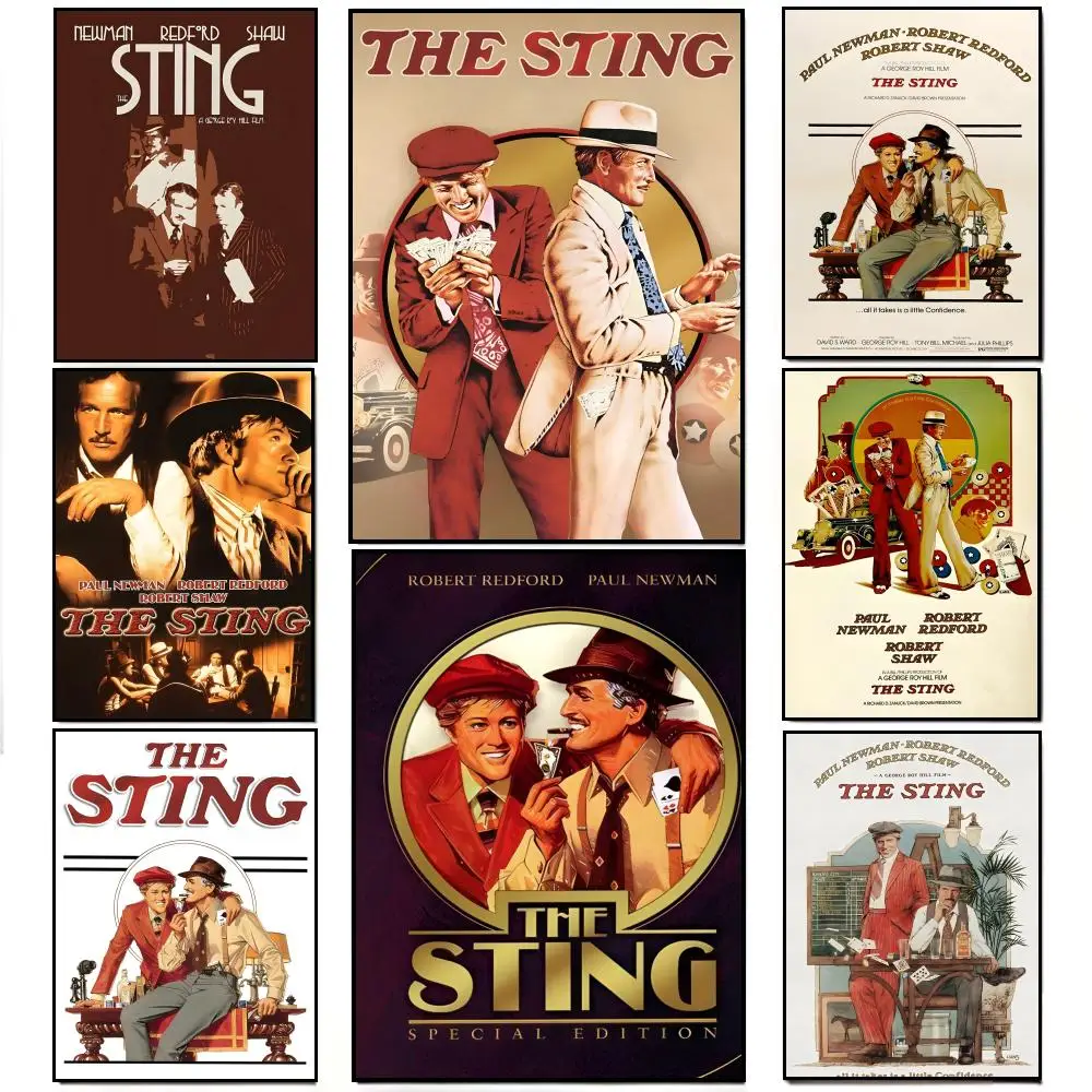 Clever Fun Movie The S-Sting Poster Poster HD  Waterproof Wall Sticker Bar Living Room Decor Gift