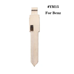 jingyuqin Replacement Remote YM15 Folding Flid Blank Key Uucut Blade For Benz kd vvdi(YM15)