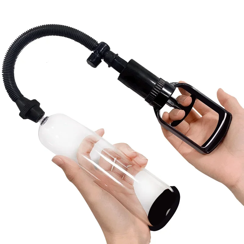 Manual Penis Pump Vacuum Cock Enlarger Sex Toys Vacuum Pump Male Masturbation Pene Extender Trainer Adults Cock Pump for Man