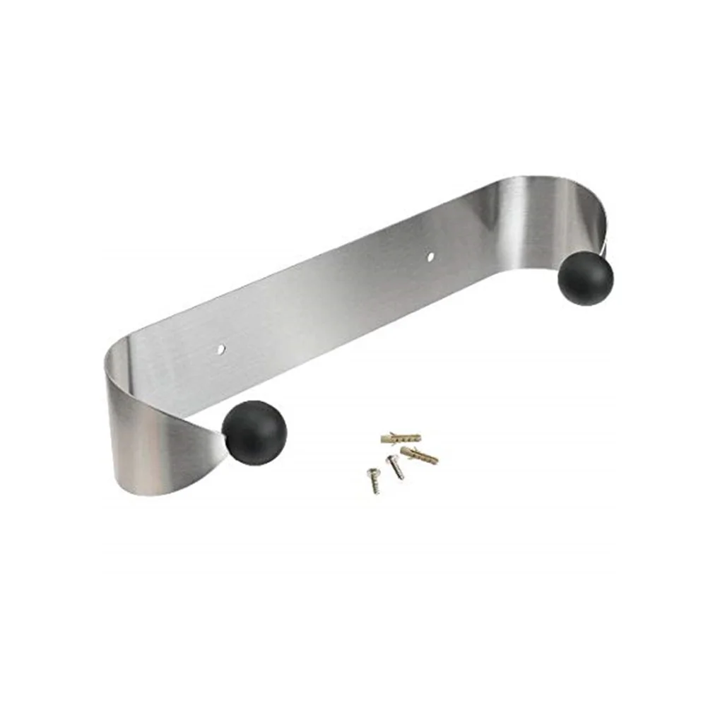 

Настенный держатель для бумажных полотенец из нержавеющей стали 33,5X8 см, органайзер для рулонов для кухни и ванной комнаты, вешалка для салфеток для домашнего офиса