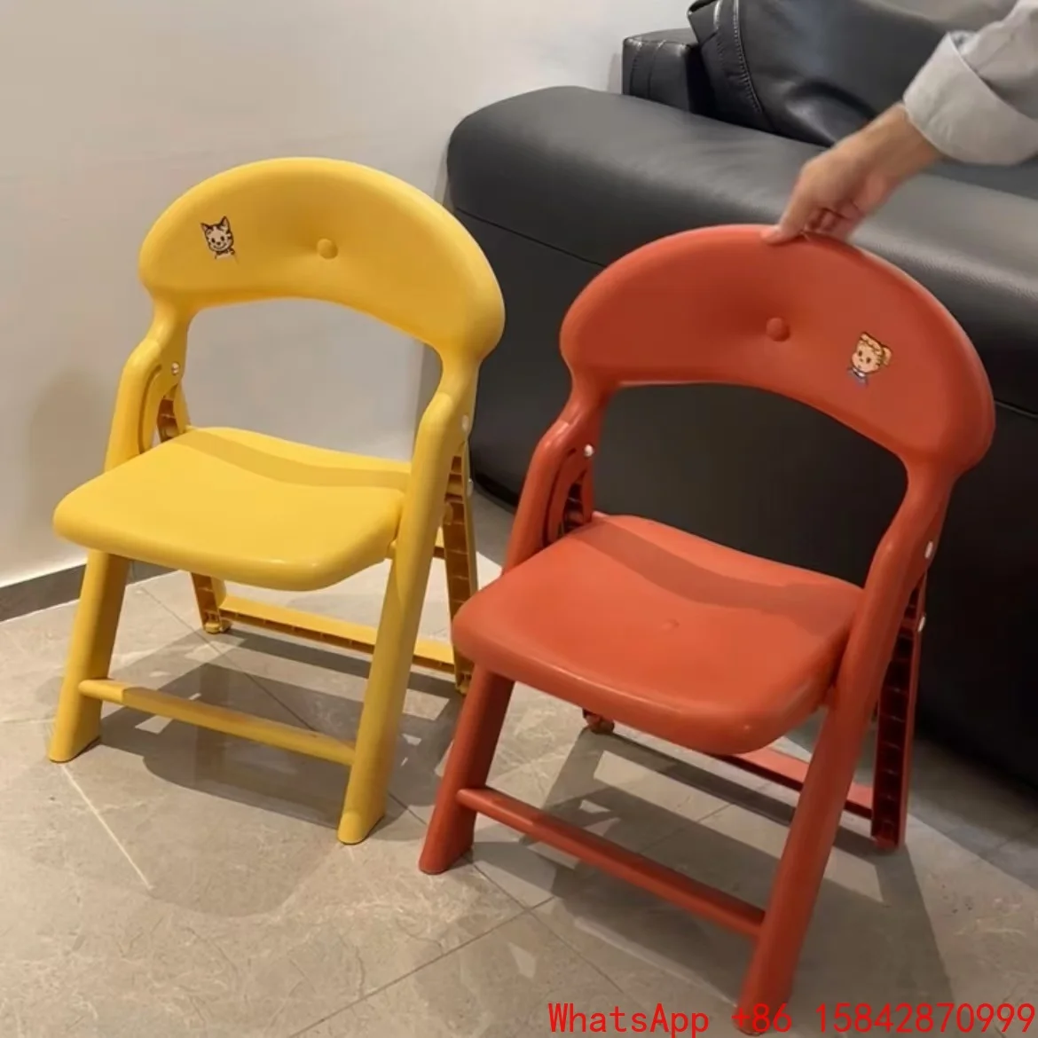 

Chair Household low stool Plastic thickened non-slip folding small stool