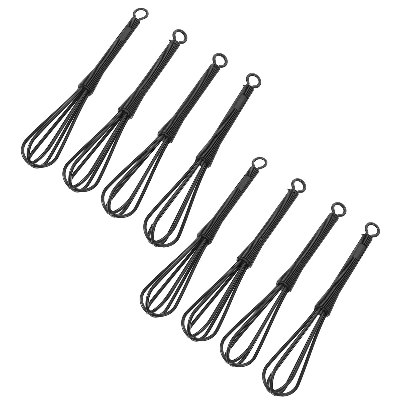 

8Pcs Hair Dye Whisk Manual Mixer Press Cream Stirring Tool Hair Color Blender Salon Hairdressing Tools Manual Whisk Blender