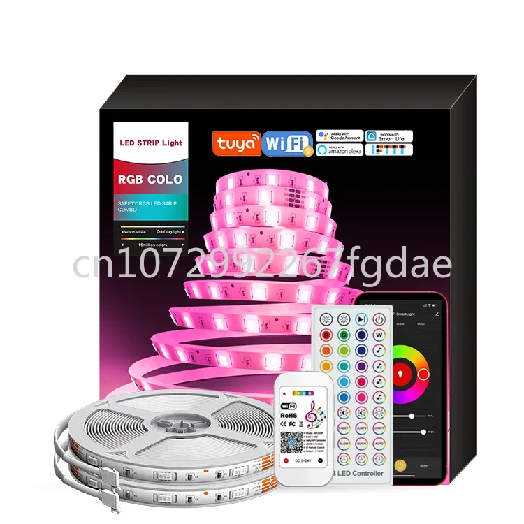 LED Strip Smart Wifi 5050 Waterproof 5M 10M RGB Lights Alexa Google Home LED Strip APP Controlled for Room Christmas Decor