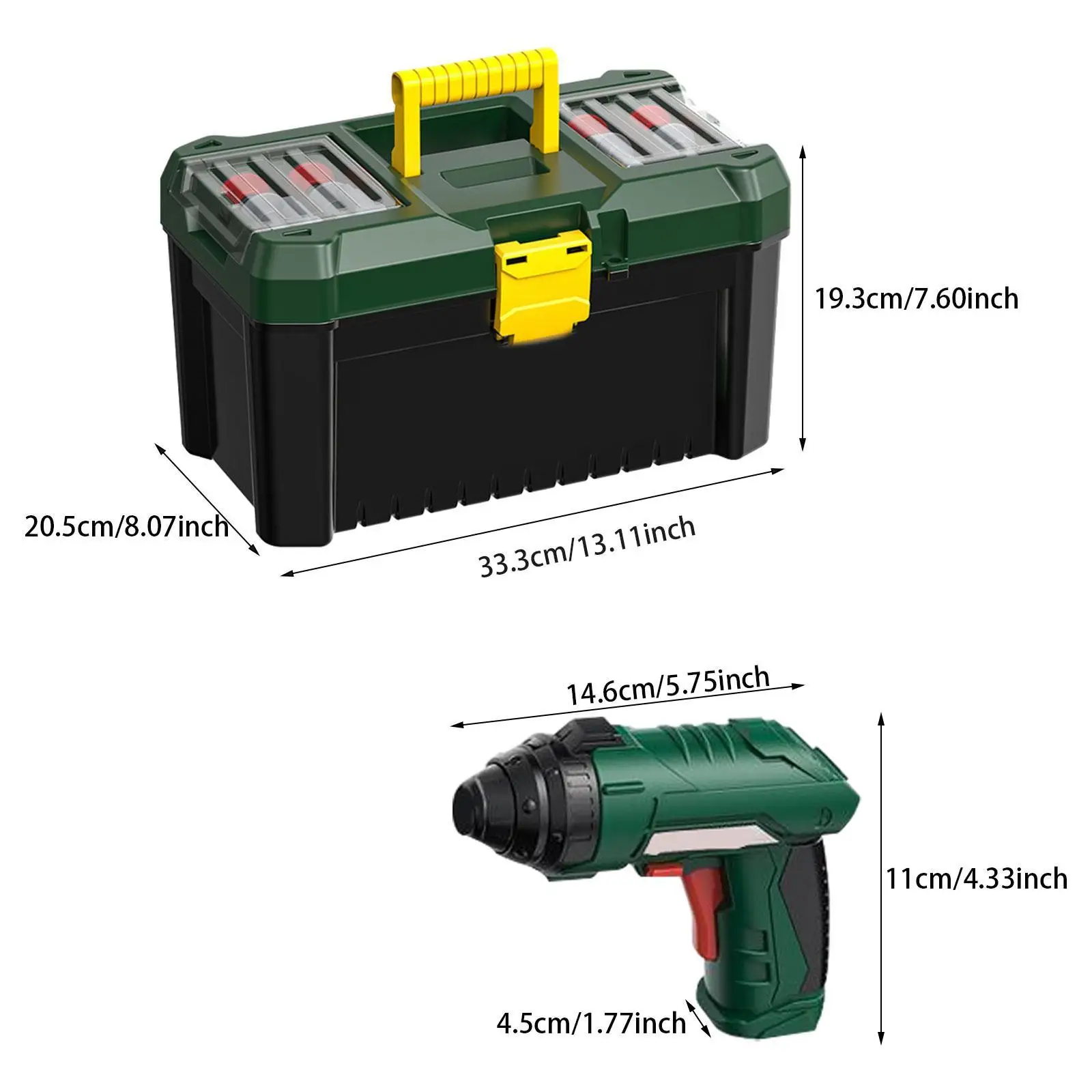 35x elektronische speelgoedboor Kid Tool Set constructie speelgoed gereedschap leerboorgereedschap