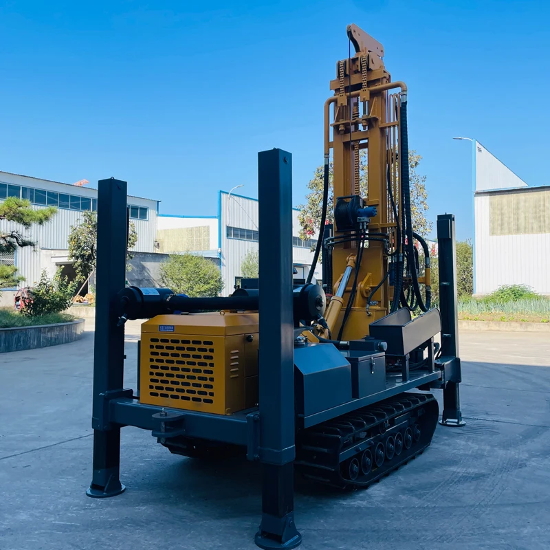 جهاز حفر آبار المياه المتنقل الصغير بسعر منخفض آلة حفر الزاحف