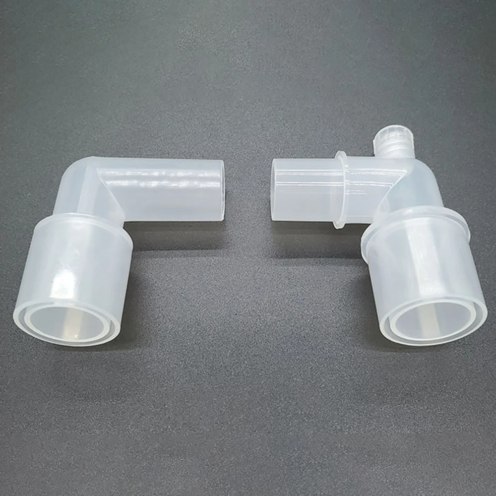 Anesthesia Tube L shaped Connector Elbow Circuit Inside Outside Tracheal Intubation Connector 90 Degree Veterinary Equipment