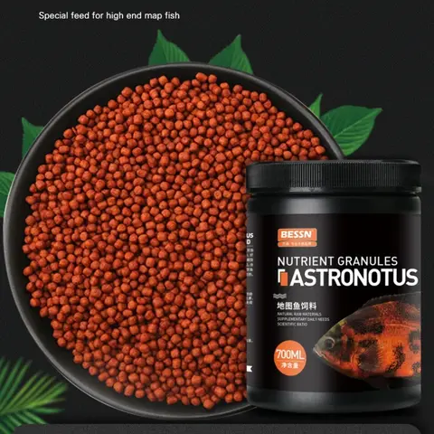 Floating Large Pellets & Universal Small Pellets - Premium Fish Food for Oscar & Ornamental Fish