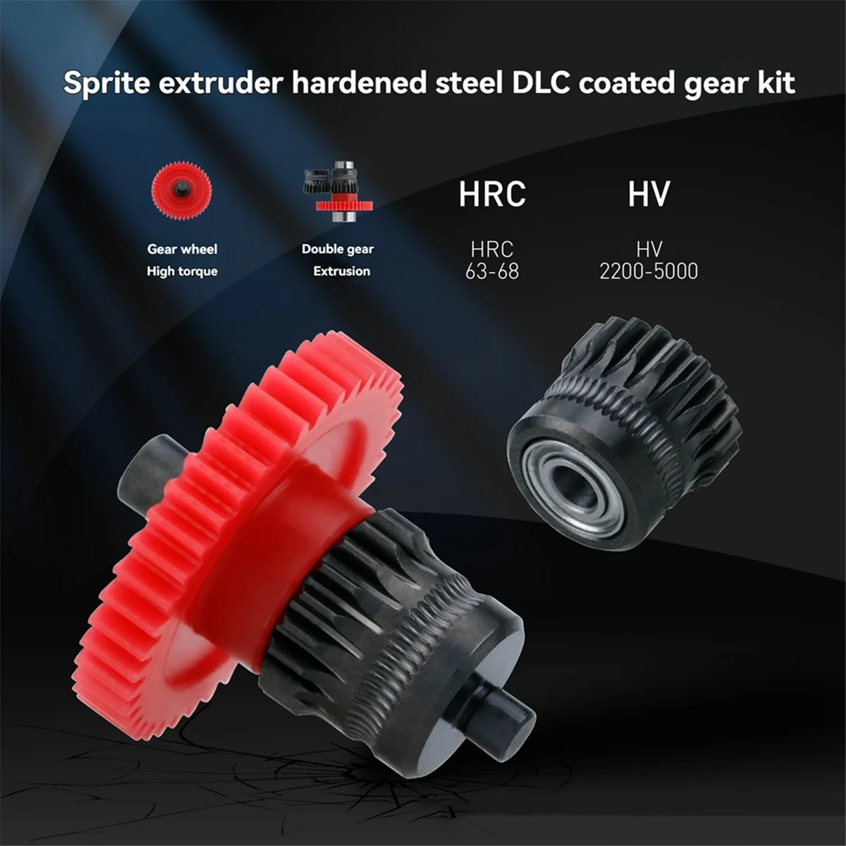 L68AUpgrade Extruder Gear Kit for Creality Ender3 S1 V3 SE Ender-5 CR-10 Smart Pro Coating 3D Printer Accessories B