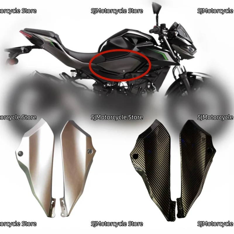 Motorcycle ABS Gas Tank Side Trim Insert Cover Panel Fairing Cowl Fit for Kawasaki Z500 2024 2025 2026