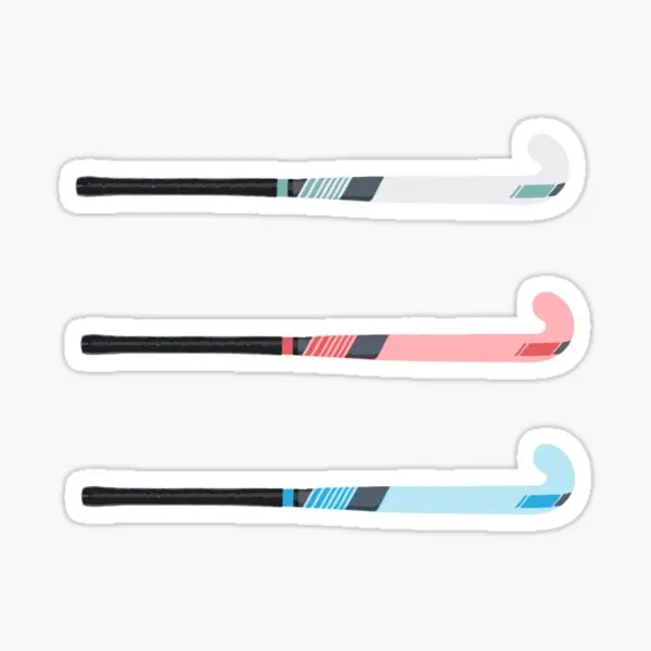 Field Hockey Stick Ers  5PCS Stickers for Window Laptop Cartoon Living Room Bumper Room Print Cute Luggage Wall Water Bottles