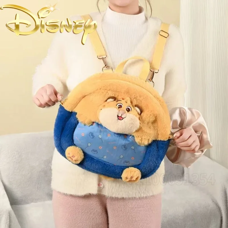 ديزني Zootopia حقيبة ظهر شفافة جديدة الكرتون فتاة أفخم على ظهره أفخم دمية المرأة حقيبة ظهر عصرية غير رسمية جودة عالية #6
