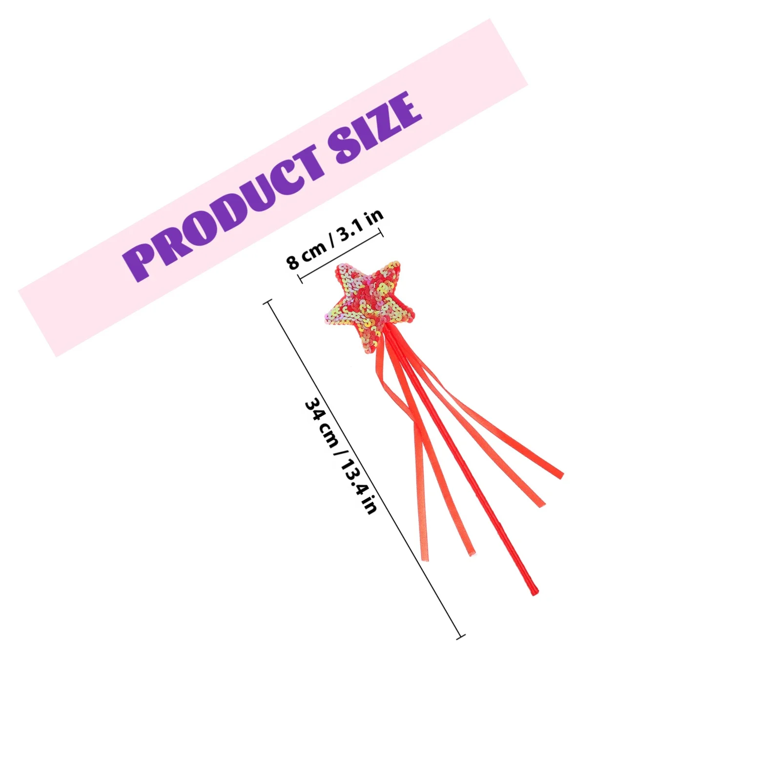 3 pçs brilhante estrela fada vara fontes de festa cosplay prop crianças palco fotografia varinha de fadas crianças fontes de festa